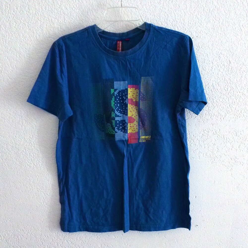 Jeans west Men's T-shirt, blue